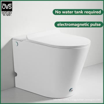 Floor Mounted Ceramic Pulse Solenoid Toilet Smart Toilet